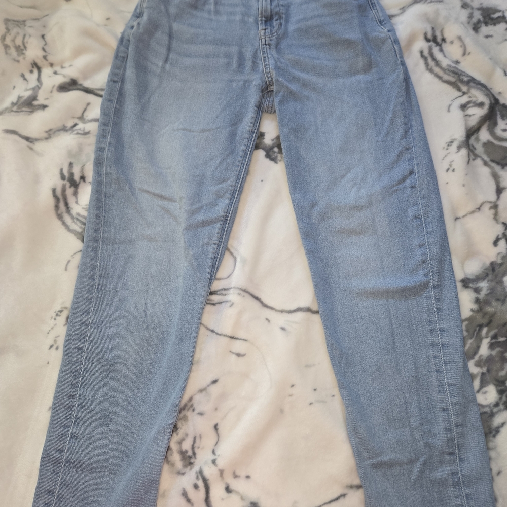 American Eagle Outfitters Women's Light Blue Skinny Jeans